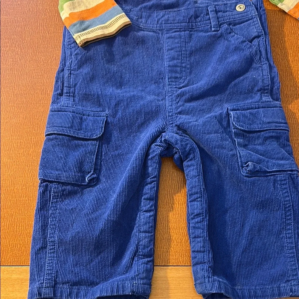 Gymboree Blue Denim Overalls with Owl‎